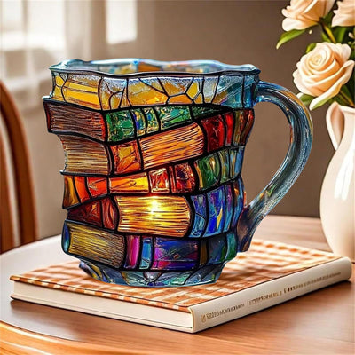 Mystical Book | Stained Glass Mug
