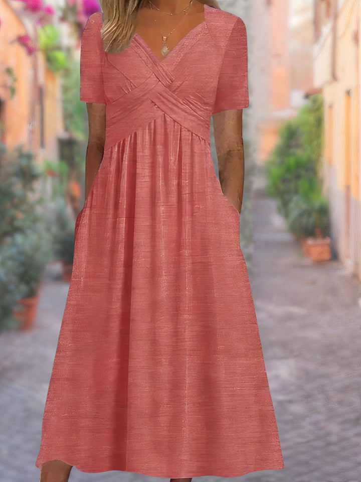 Aria | Comfortable V-Neck Dress