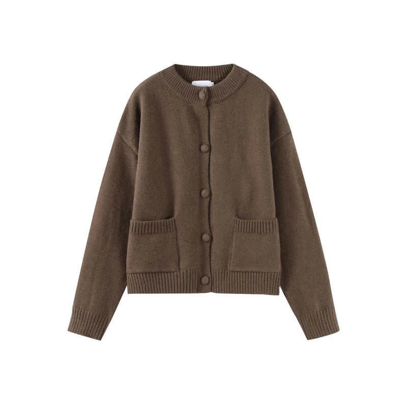 CASSIA | ELEGANT CROPPED KNIT CARDIGAN