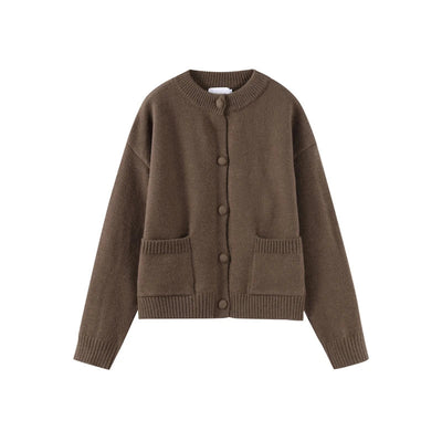 CASSIA | ELEGANT CROPPED KNIT CARDIGAN