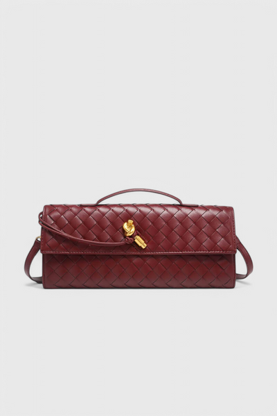 Melanie Clutch with Gold Knot Detail