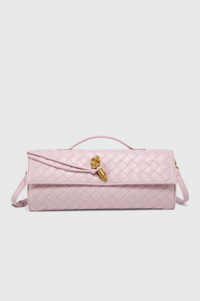 Melanie Clutch with Gold Knot Detail