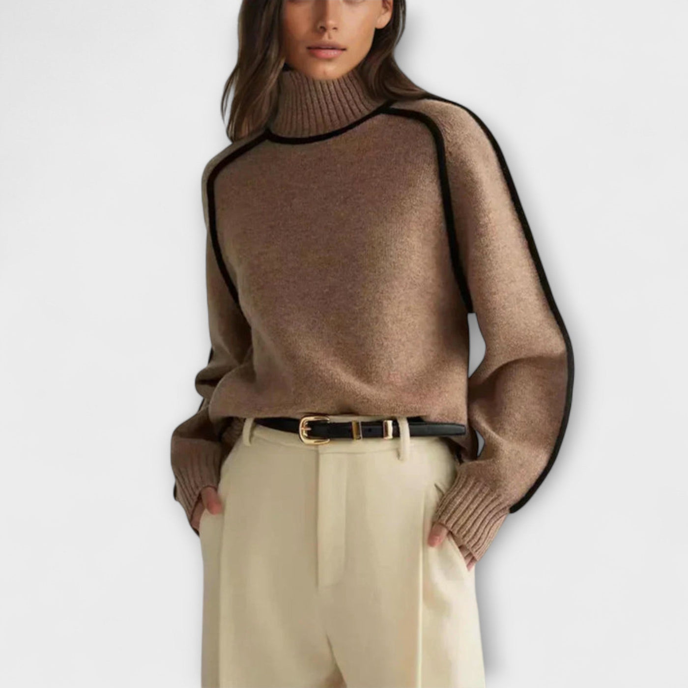 ELLIE | HIGH-NECK SWEATER
