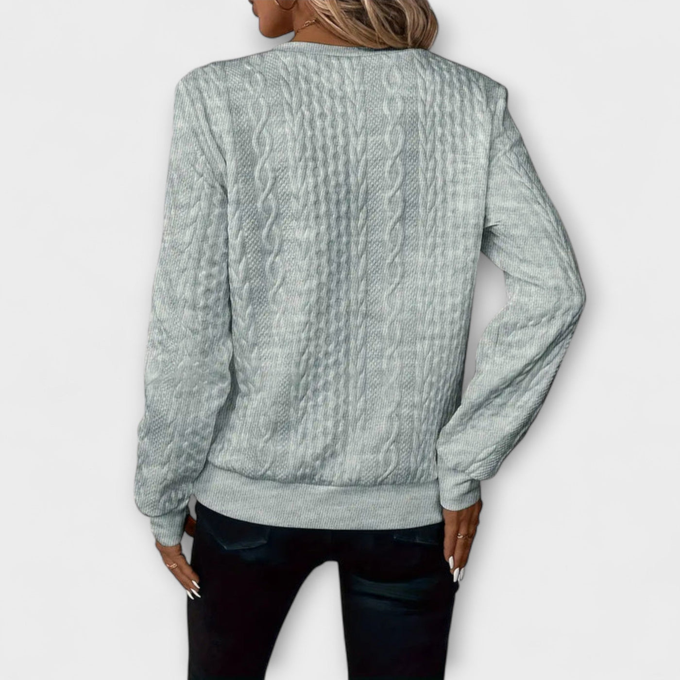 JOY | CHIC ELEGANT KNIT ZIP-UP SWEATER