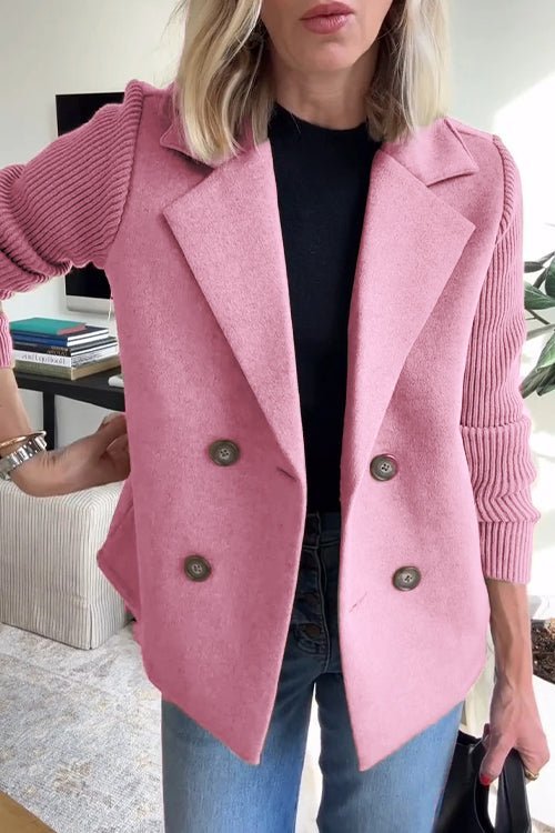 ROSE | ELEGANT GRACEFUL KNIT BLAZER WITH TUMMY COVERAGE