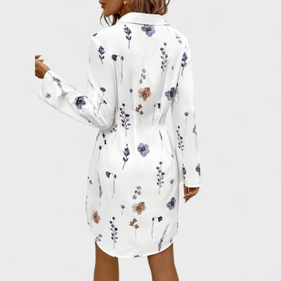 Noémia | Elegant Floral Shirt Dress