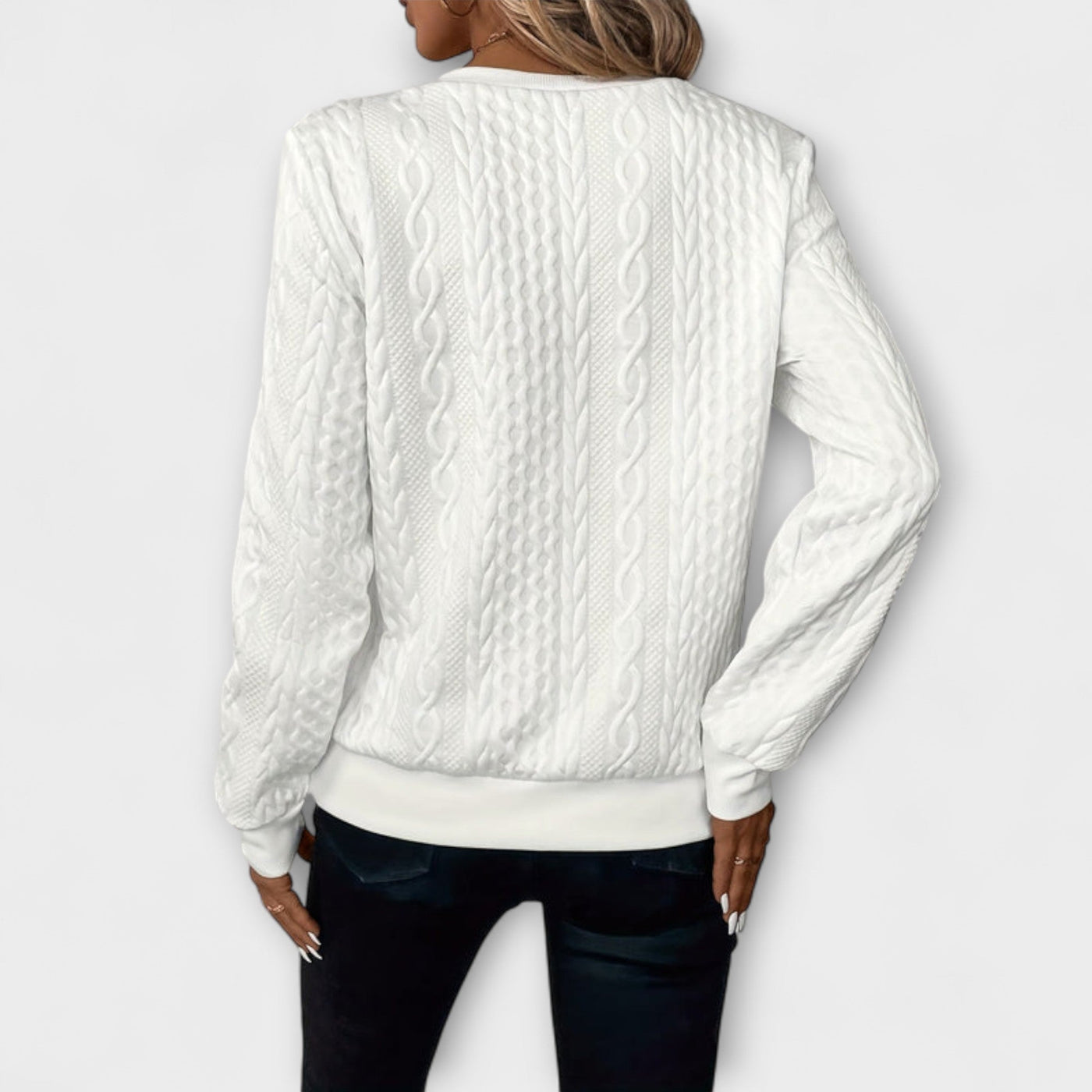 JOY | CHIC ELEGANT KNIT ZIP-UP SWEATER