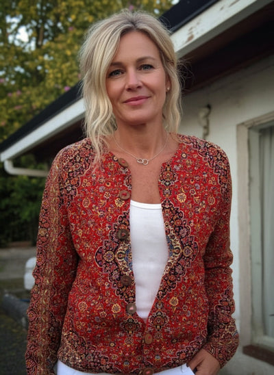 CLAIRE | VINTAGE ART COZY LONG SLEEVE SWEATER