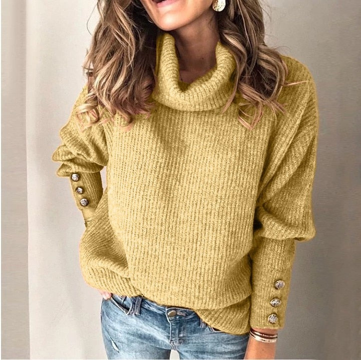 Jastina - Warm Turtleneck Sweater