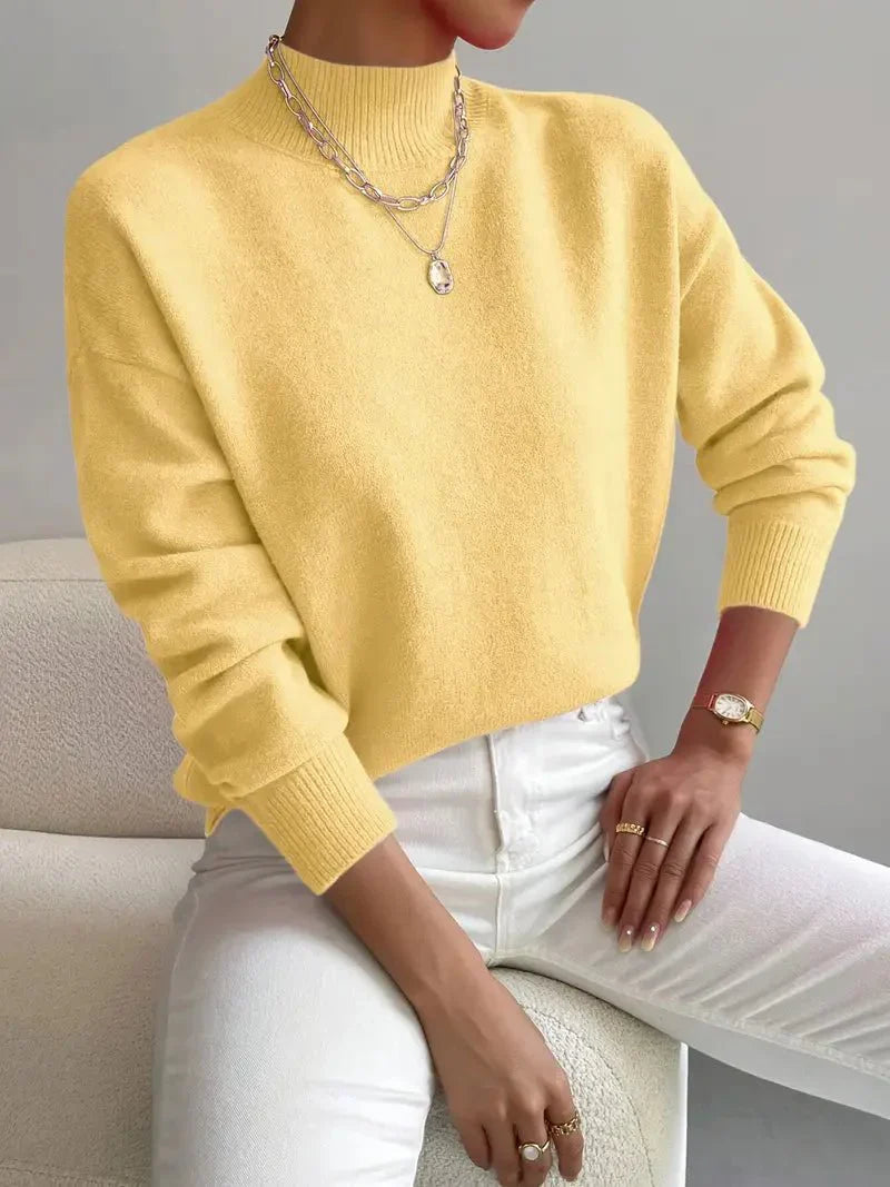 MARIA | LUXURIOUS ELEGANT TURTLENECK SWEATER